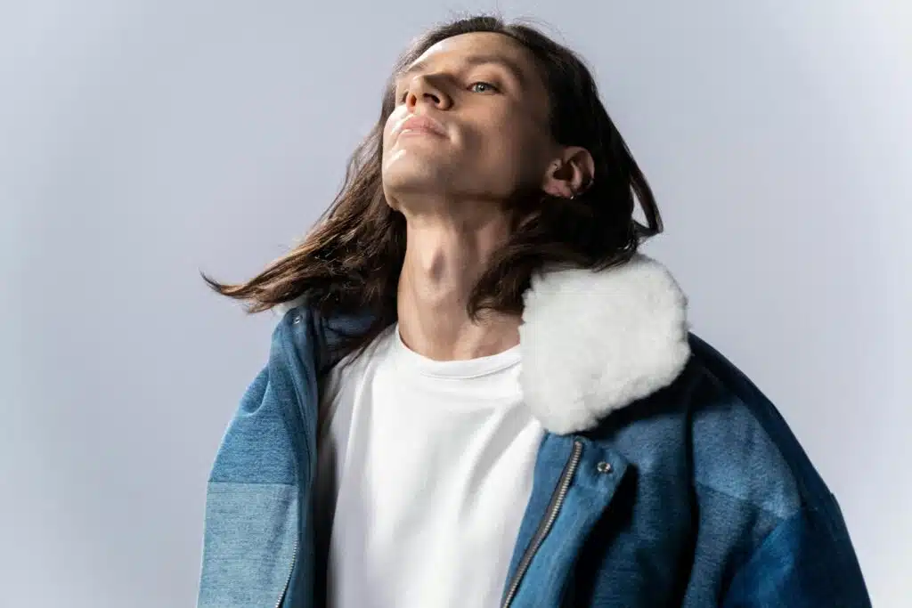 how to style long hair men