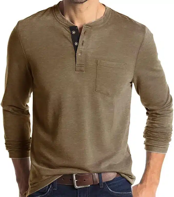 Olidarua Fashion Button T-Shirts
