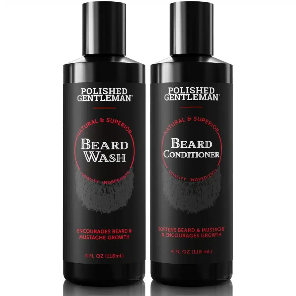 Polished Gentleman Beard Wash and Conditioner Set